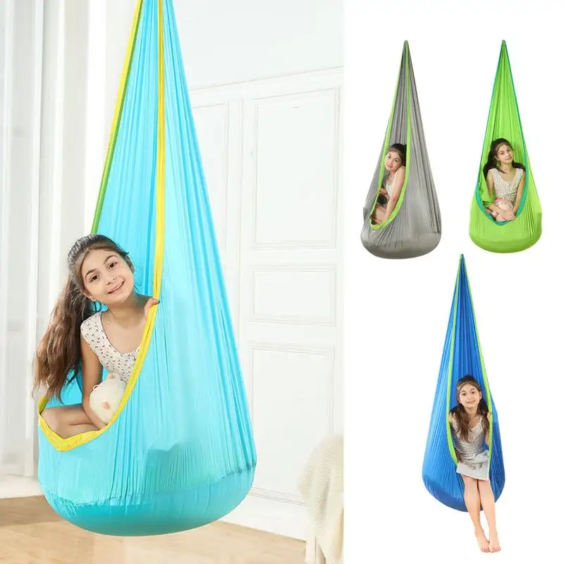 

Hammock Swing Chair For Childrens Nook Tent Air Cushion Loading Capacity 170 Lbs Hanging Hammock For Outdoor Garden Camping