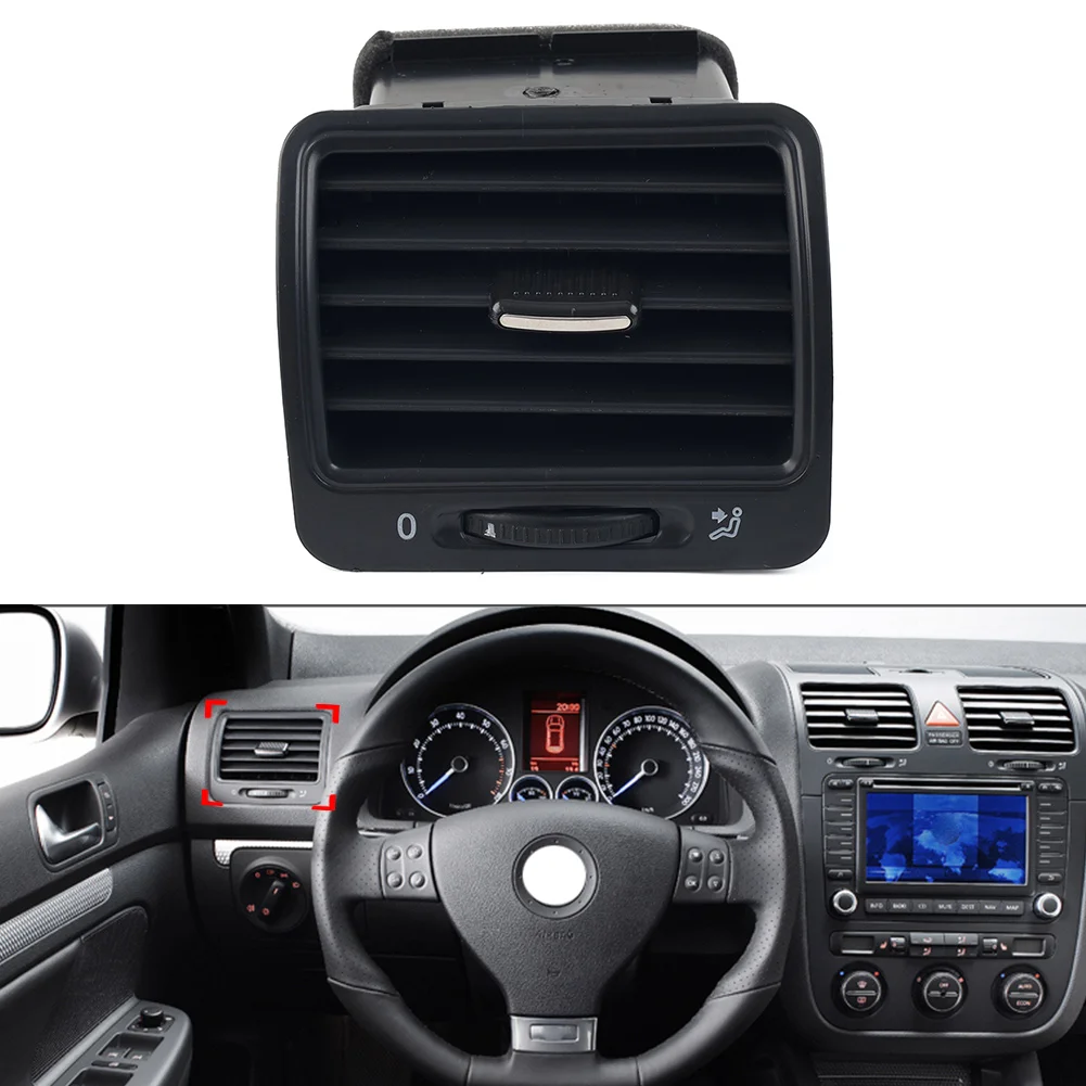 Left Car Dashboard Air Conditioning Air Outlet Vent Accessories For VW Golf Jetta MK5 Rabbit