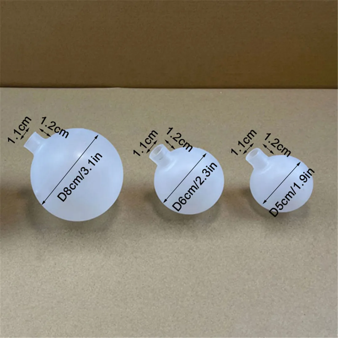 Frost 1.1cm opening glass shade replacement for G4 socket holder Globe clear 1cm hole glass lampshade for shade change