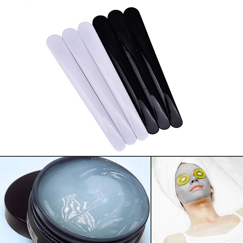 10Pcs Plastic Facial Mask Mixing Spatulas Spoon Stick Cosmetic Makeup Tools