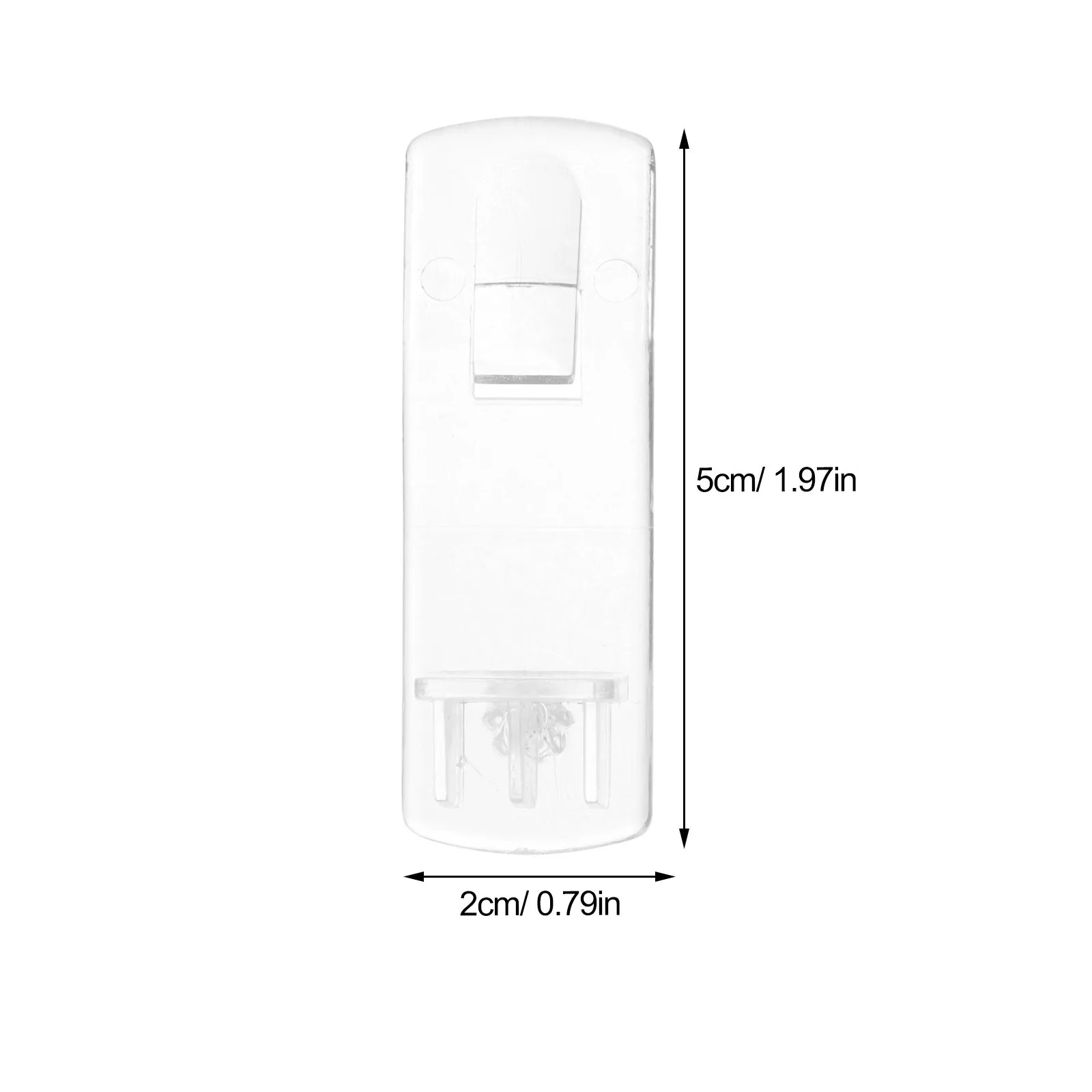 25 Buah Klip Pengunci Plastik Transparan untuk Rak Kabinet, Penyangga Rak yang Tahan Lama untuk Lemari Kayu dan Furnitur Dapur