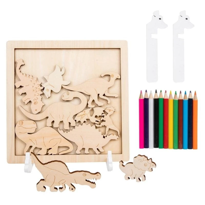 090B Educational Wooden Puzzle Toy Children Educational Toy for Kids Boy Girl