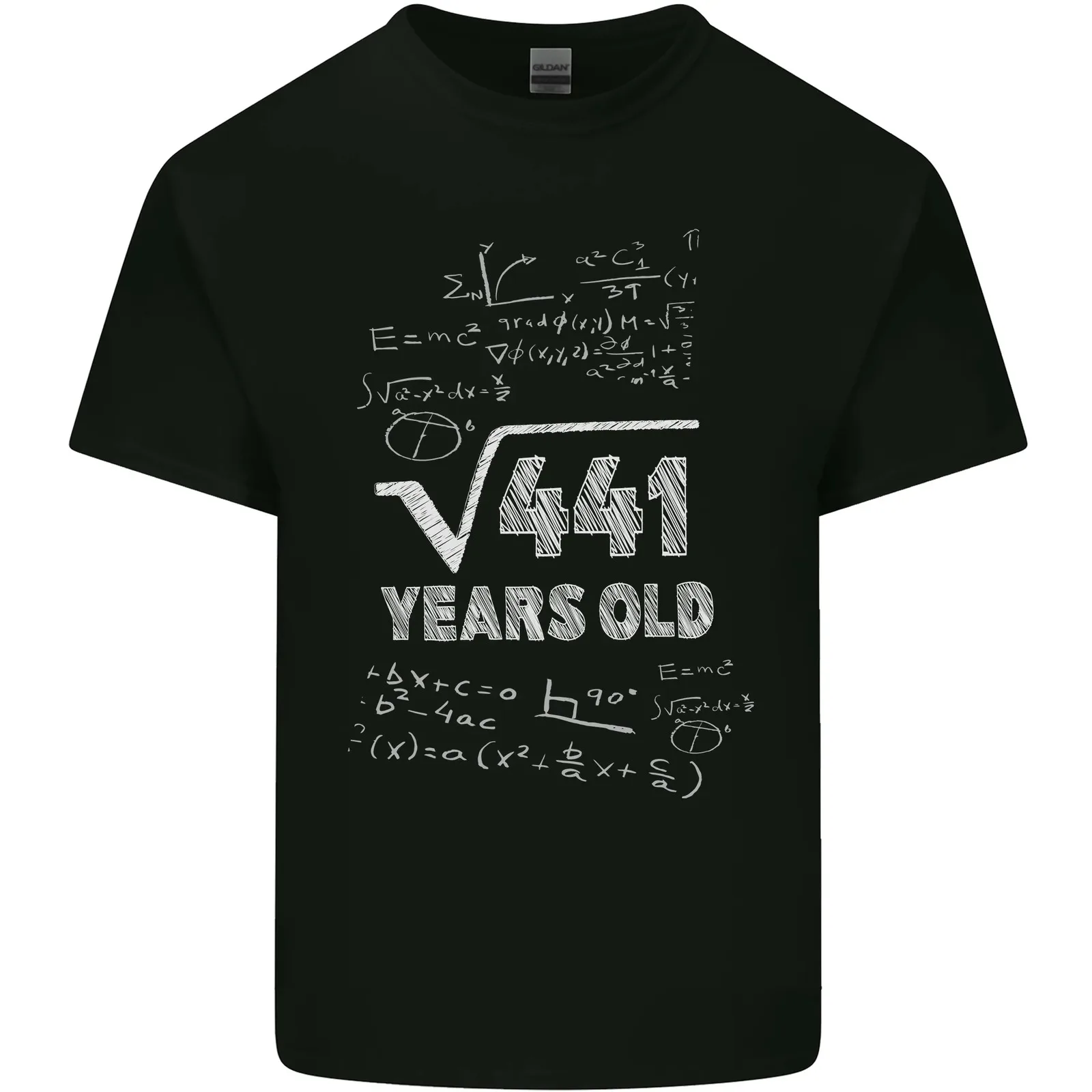 21st Birthday 21 Year Old Geek Funny Maths Mens Cotton T-Shirt Tee Top