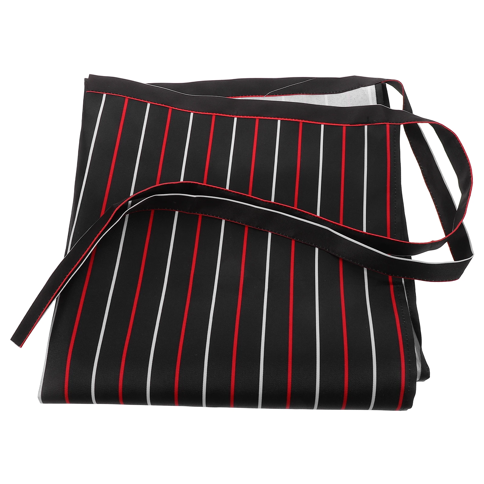 

Hotel Chef Apron Black Waterproof Polyester Cotton Pockets Men Women Bulk Waist Long Kitchen Baking Server