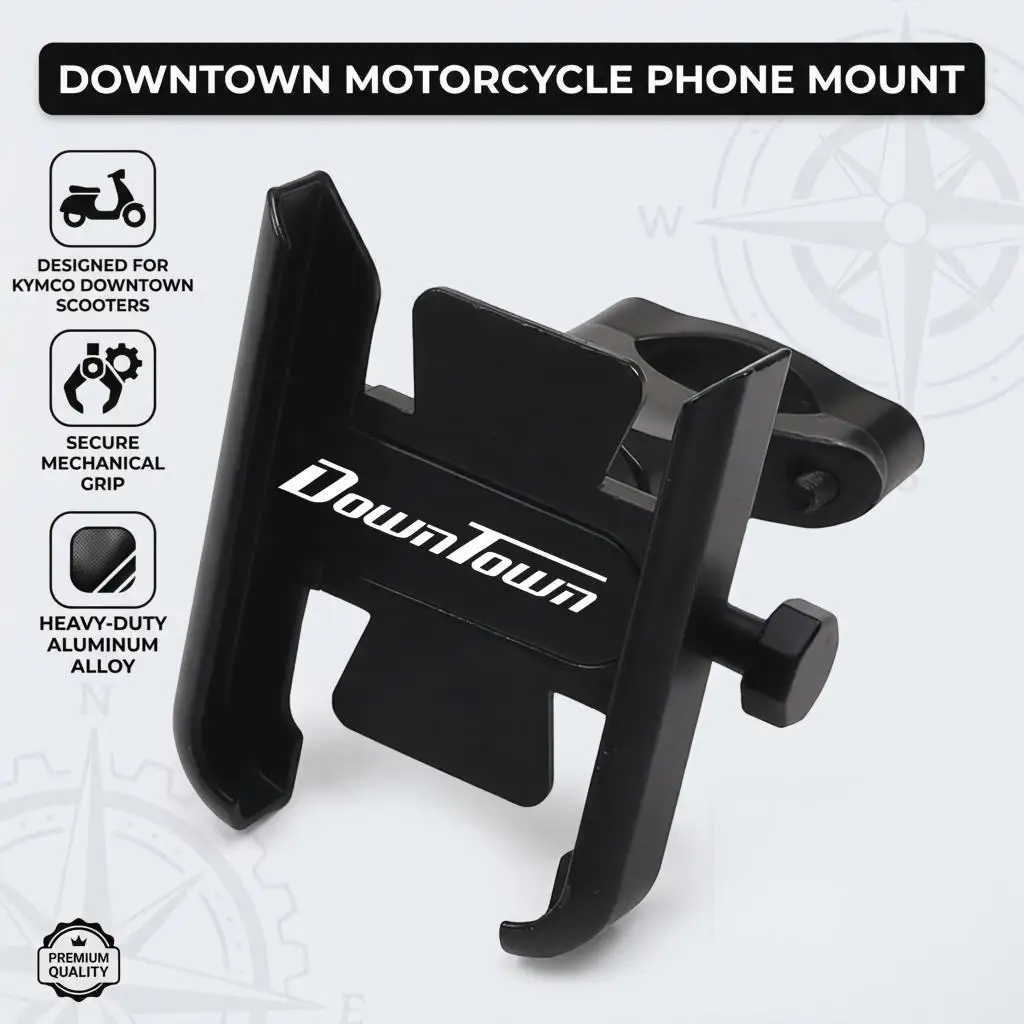For KYMCO DOWNTOWN 125i 200i 300i 350i DT 125 200 Accessories Motorcycle Handlebar Mobile Phone Holder GPS Stand Bracket