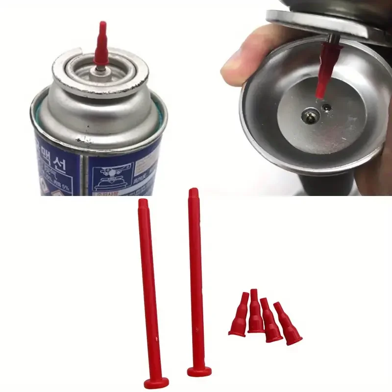 RV Parts Butane Gas Tank Filling Connector Kit Plastic Adapter Convert Cassette Tank Into Inflatable Tank Reusable Butane Head