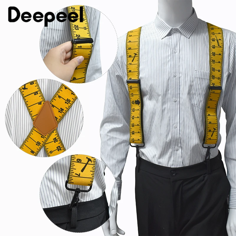 1 قطعة 5 سنتيمتر واسعة الكبار رجل الحمالة X-نوع 4 مقاطع السنانير الأشرطة المرنة الرجال الأقواس الرجال الحمالات ل السراويل قميص حزام رياضي