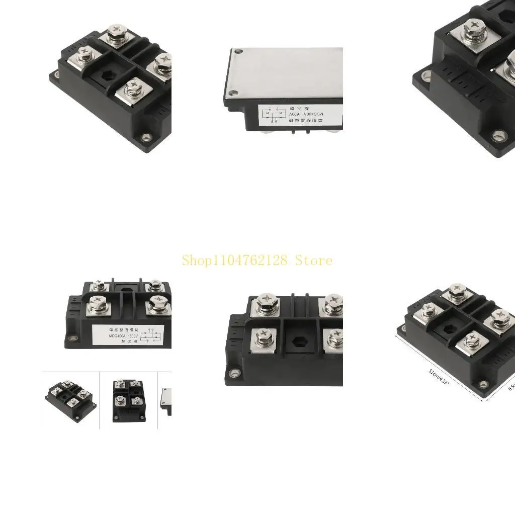 

MDQ 400A 1600V Single-phase Rectifier Bridge Module Four Terminals Connection best sale