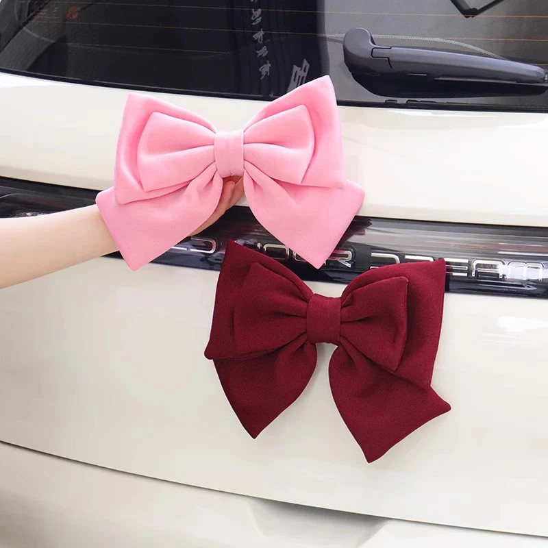 زينة خوذة نسائية عصرية بعقدة على شكل فيونكة، مناسبة لركوب الدراجات والدراجات الكهربائية وإكسسوارات السيارات #5