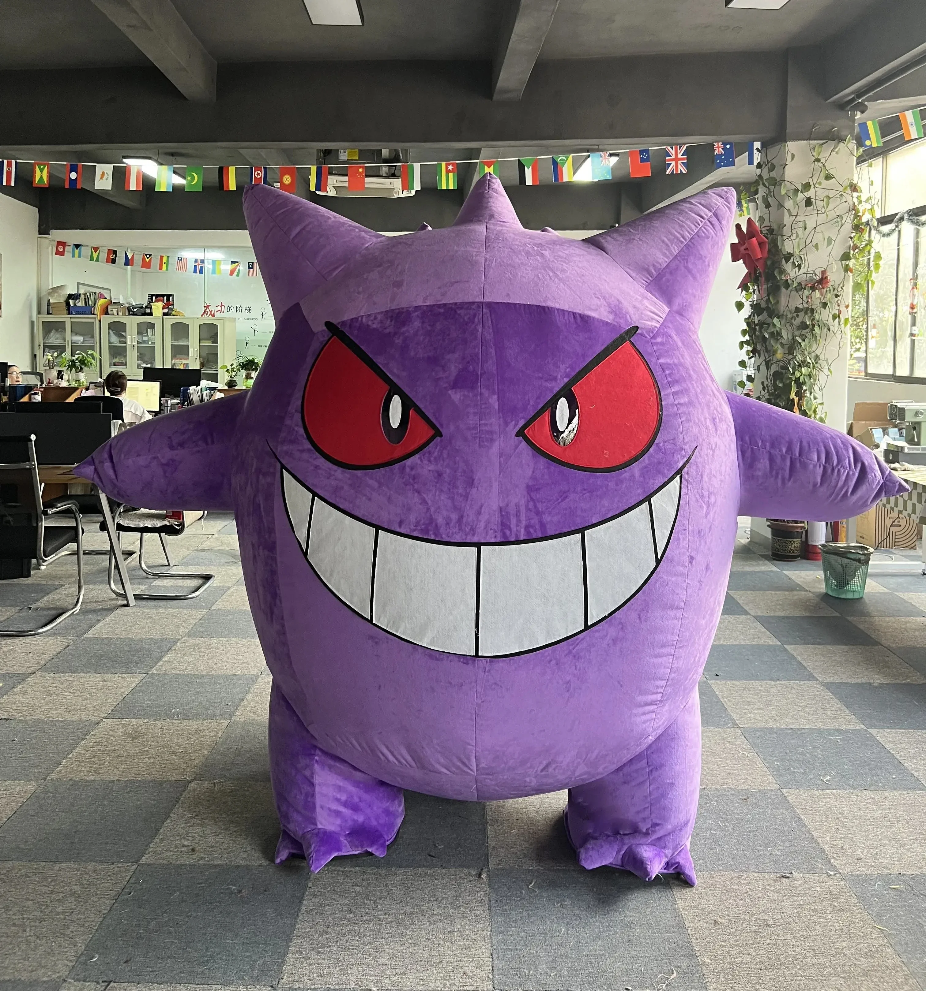 ชุดมาสคอตการ์ตูนเป่าลม ชุดคอสเพลย์ยักษ์ ชุดปาร์ตี้ ชุดตุ๊กตาขนนุ่ม ชุดฮาโลวีน ชุดตลกๆ สำหรับเดินเล่น ชุดการ์ตูนยักษ์ ไม่ใช้แบตเตอรี่