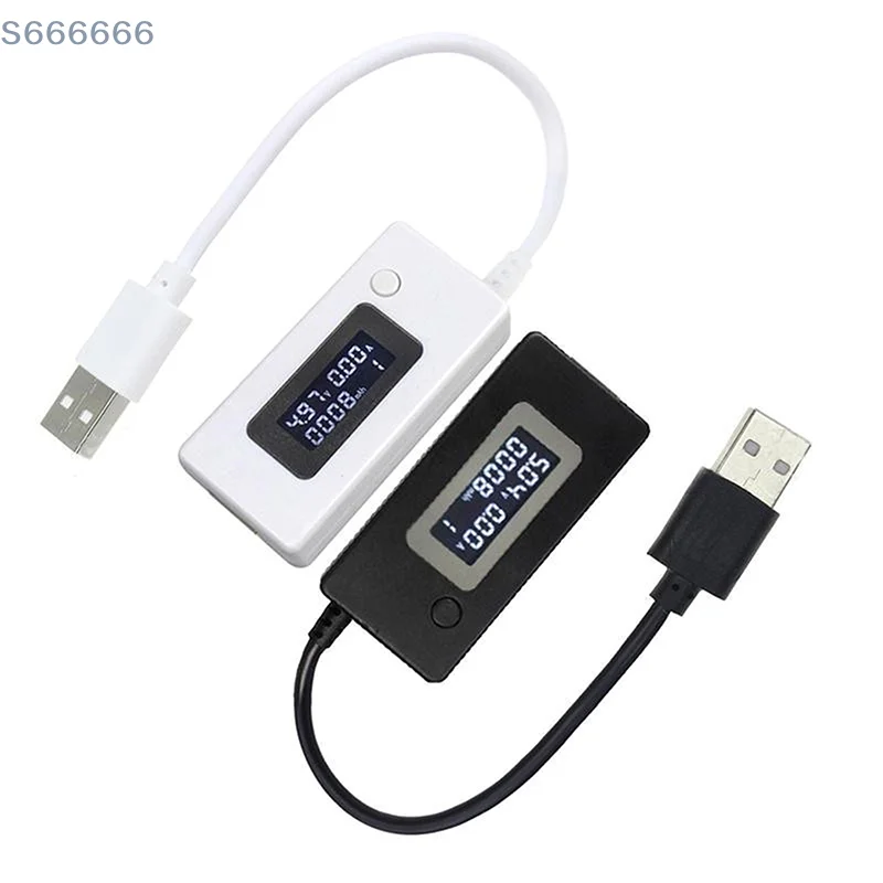 

LCD Micro USB Charger Battery Capacity Voltage Current Tester Meter Detector +Load Resistor 2A/1A With Switch Voltmeter Ammeter