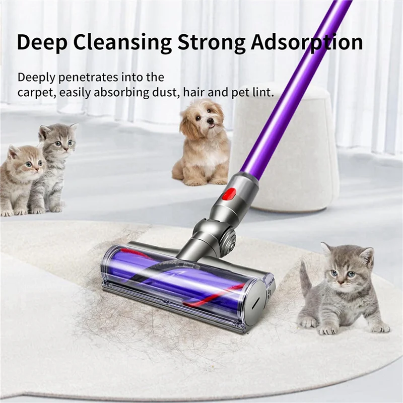 ETRT 2X Roller Brush For Dyson V10 Absolute V10 Animal V10 Total Clean+ Cordless Vacuum Cleaner Replacement Part 969569-01