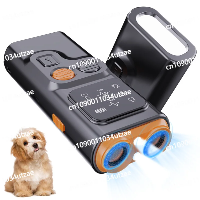 Ultrasound with Screen Dog Repellent Non-barking Light Flashing Distress Light