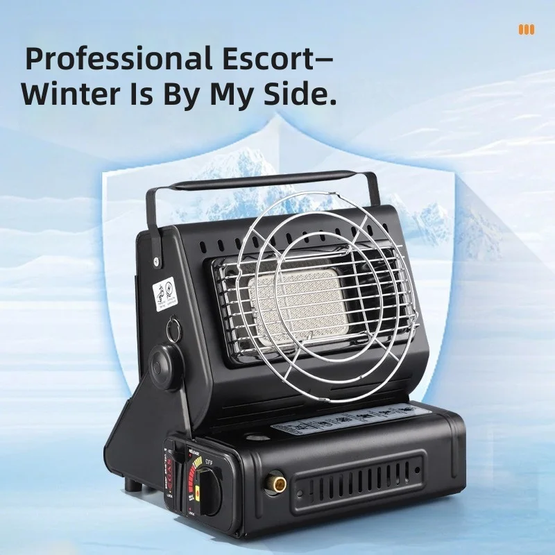 Portable Heater for Ice Fishing, Camping Tent, Outdoor Cooking, Fast Heating in Winter, Compact and Lightweight