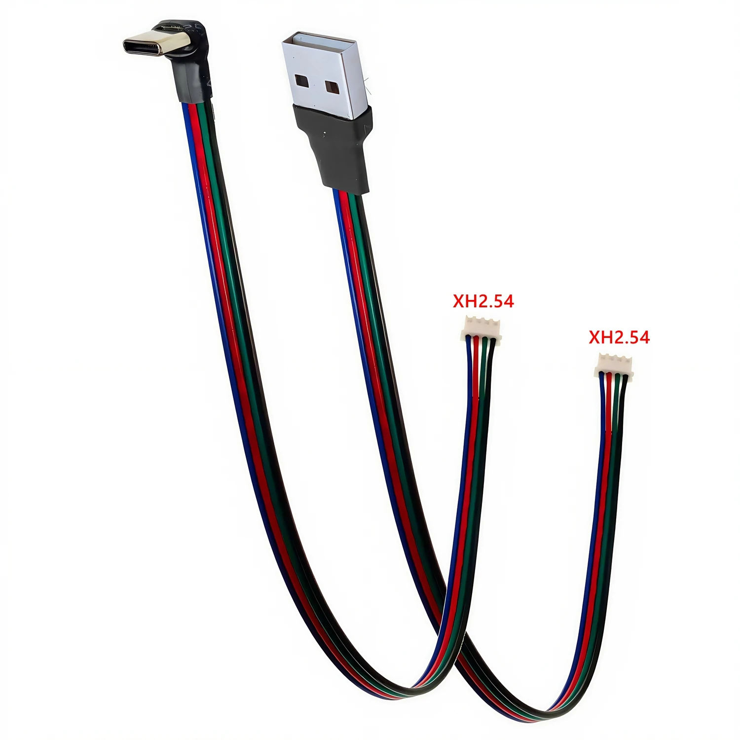 4-жильный кабель питания длиной 30 см, разъем USB «папа» и «мама» к XH2.54-4P, терминальный адаптер micro mini USB typu c, 1 блок