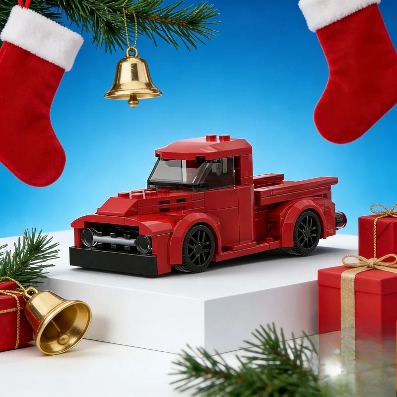 163-teiliges MOC-Style Offroad-Truck-Modell - Modulare Bausteine mit detailliertem Innenraum, Premium-Geschenk für Teenager & Erwachsene Bausüchtige