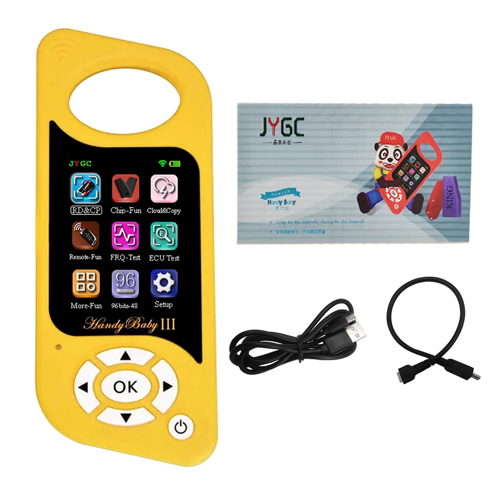 Jmd Handige Baby Iii Auto Key Programmeur Handheld Auto Sleutel Kopieerapparaat Voor 4d/46/48/G/King/Rode Chip Kopie 96bit 48 Chip