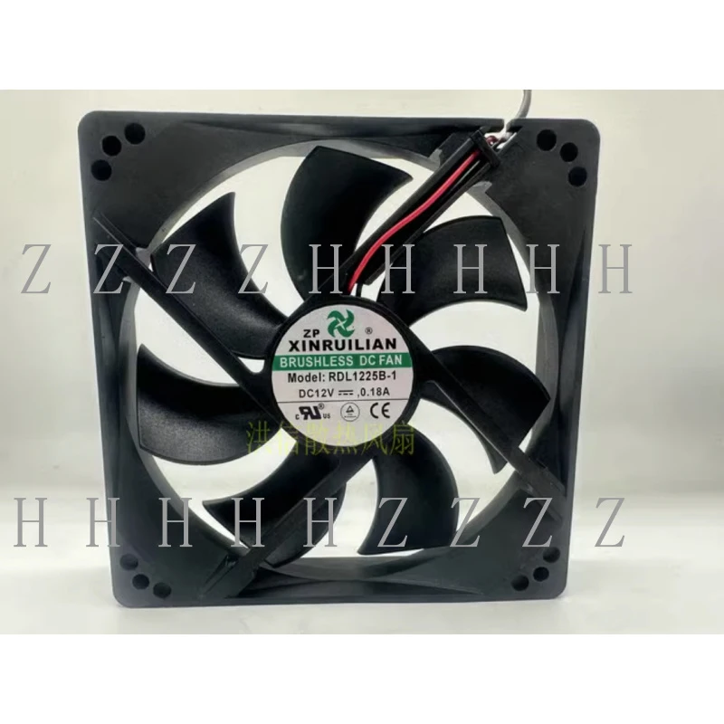 

Вентилятор XINRUILIAN RDL1225B-1 DC12V 0.18A 12025 120*25 мм, 2-проводной, 1 шт.