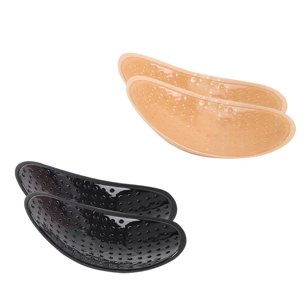 

2 Pairs Anti-skid Shoulder Pads Sponge Cushion Strap Push-up Powerful Adhesion Unisex Four Seasons Breathable Moderate Thickness