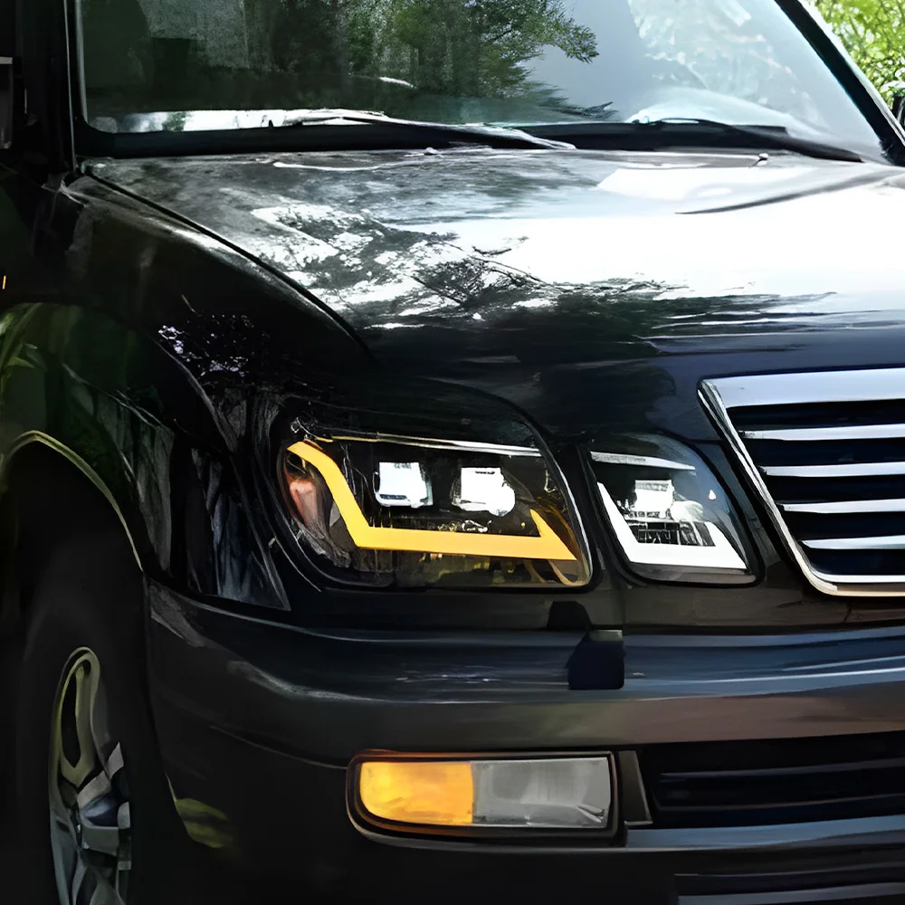 

Car Front Lamps For LEXUS LX470 1998-2007 LED Auto Headlights Assembly Upgrade Dynamic Plug and Play Projector Lens Accessories
