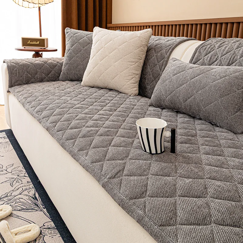2026 New Thickened Sofa Cushion Four-season Universal One-piece Non-slip Cover Warm Soft Universal Cover Livingroom High Quality