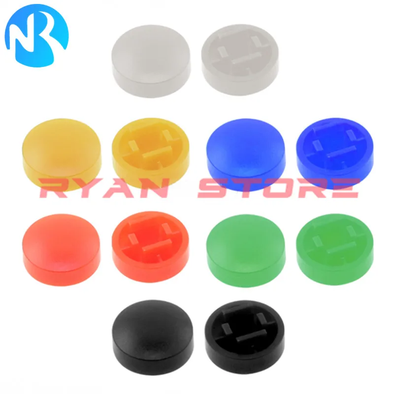 10 set B3F 4055 12*12*7.3MM interruttori tattili interruttore tattile a pulsante + A25 cappello a colori Tact Touch Micro interruttore Cap muslimah