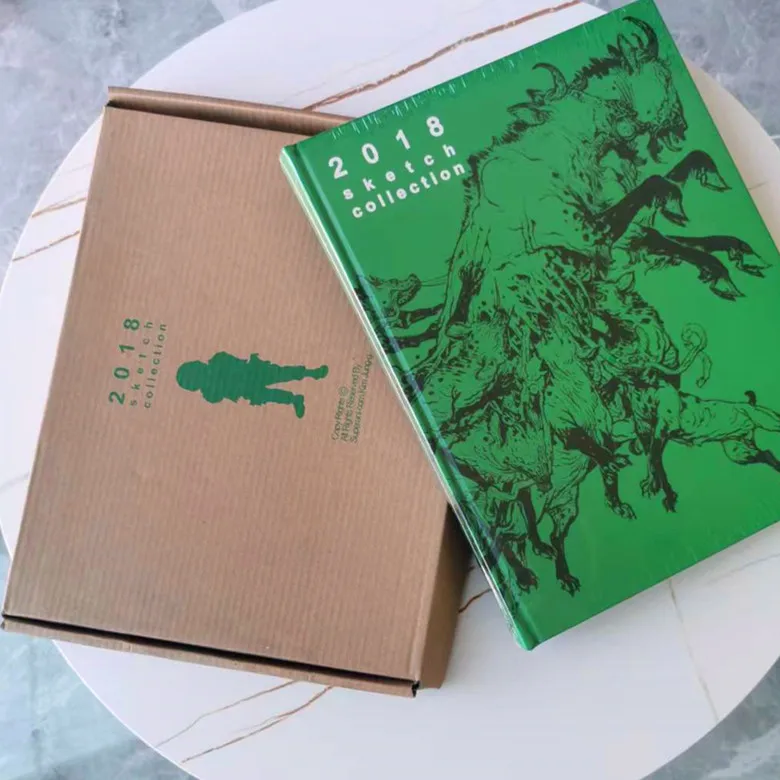 2011-2022 Illustration Collection, Korean Manuscript Sketch, Illustration Sketch Hand Drawing Sketch Book