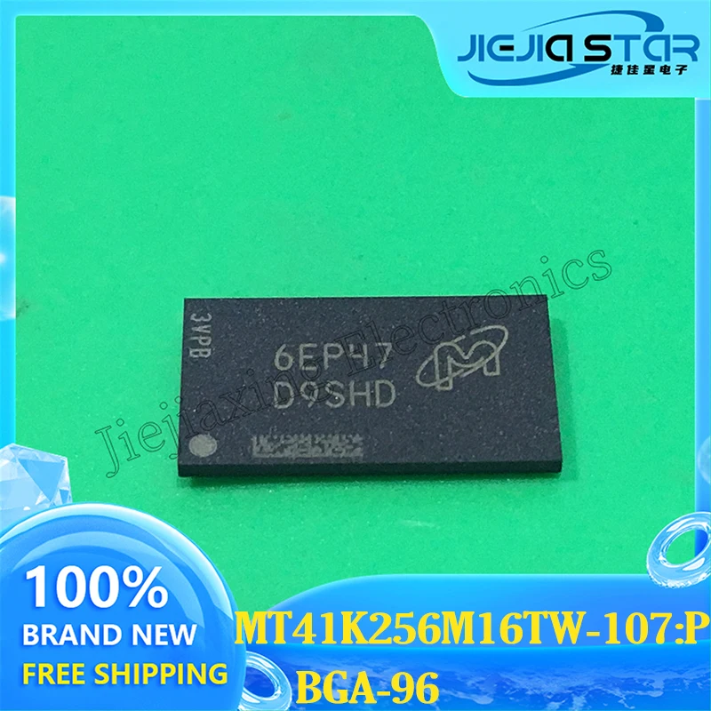 MT41K256M16TW-107:P MT41K256M16 Part Mark D9SHD FBGA-96 Memory IC Chip 100% novo e original Eletrônica