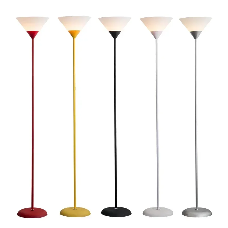 Simplicity LED Floor Lamp Black White Lamp Body Is Suitable For Indoor Lighting Decorative In Living Room, Bedroom And Study