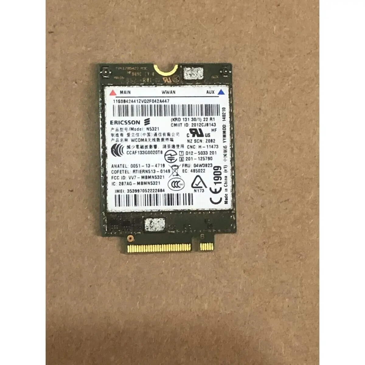 

Network Card for L540 X240s X1 Carbon 2nd Gen 04W3823