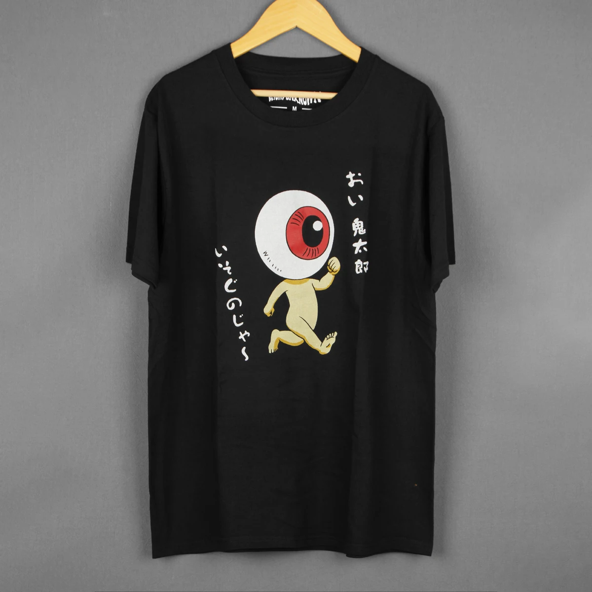 gegege no kitaro T-Shirt Japanese Anime Men Women Tshirts Cotton Black Men's Clothing Short Sleeve Tee Shirt