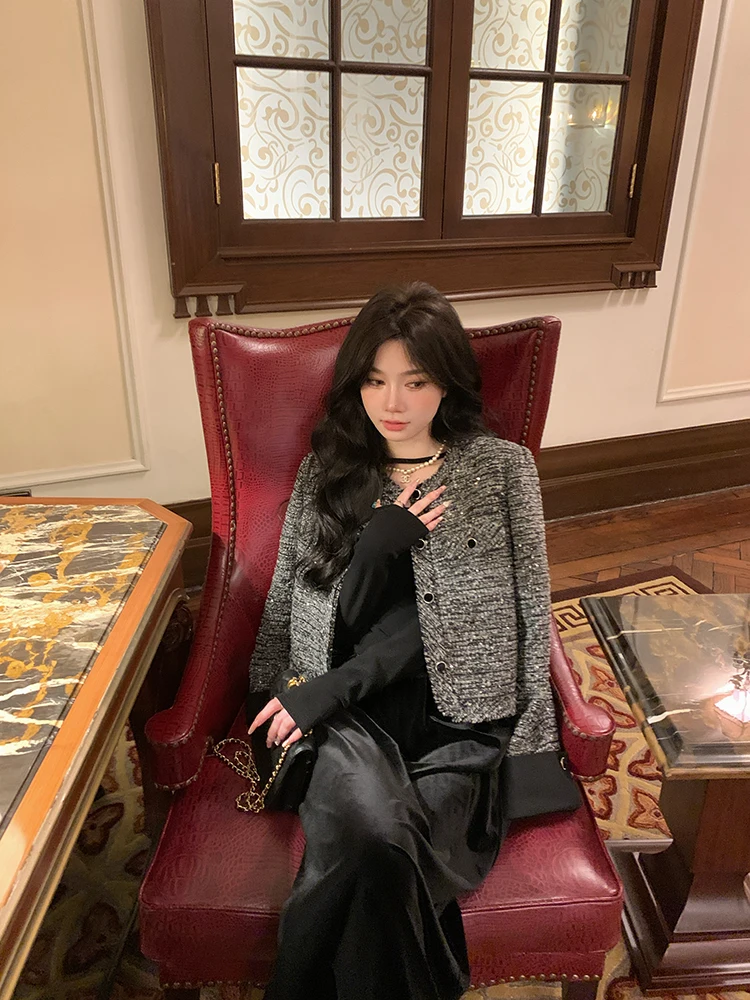 

Chen Dayu Luxury ort Стеганое Bla Jaet Женское осенне-зимнее теплое пальто из искусственного меха на пуговицах для поездок на работу Sle Ladies Fa...