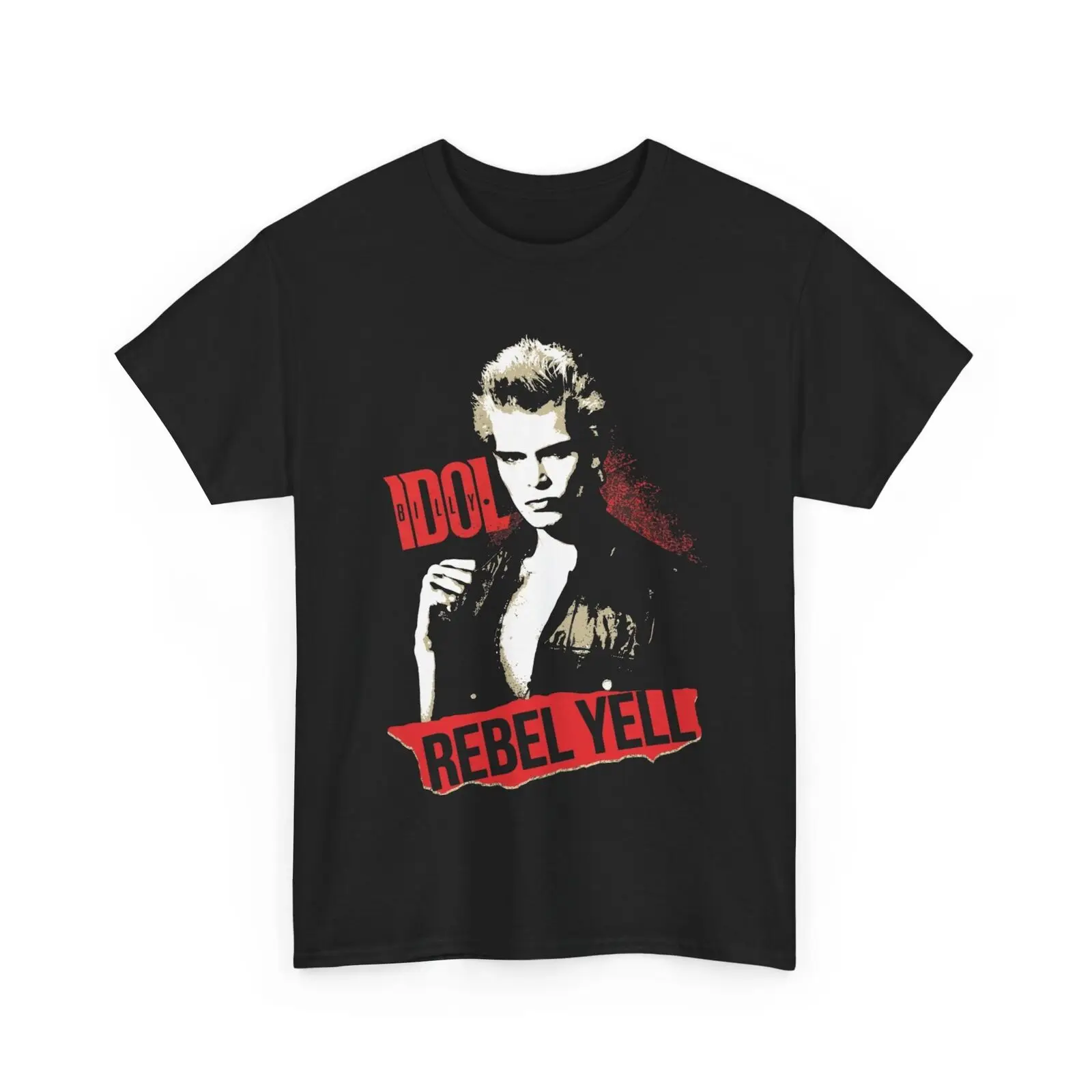 Футболка Billy Idol Rebel Yell, одежда для любителей музыки в стиле ретро-рок, концертов Футболка Billy Idol Rebel Yell, одежда для любителей музыки в стиле ретро-рок, концертов