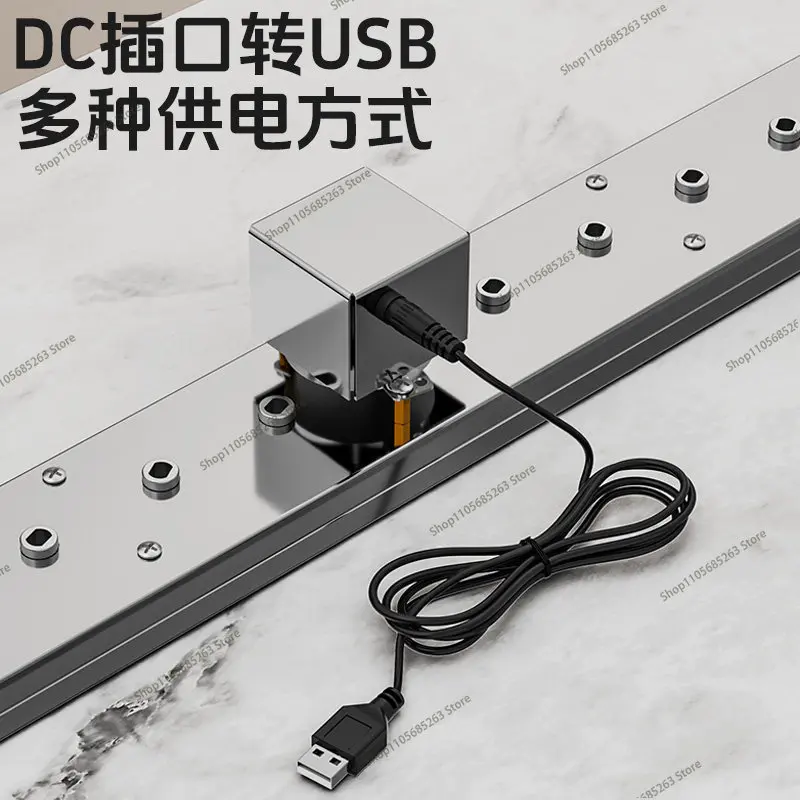 Butterfly grilled barbecue flipped shelf adjustable width bamboo skewer machine 5V automatic rotating barbecue