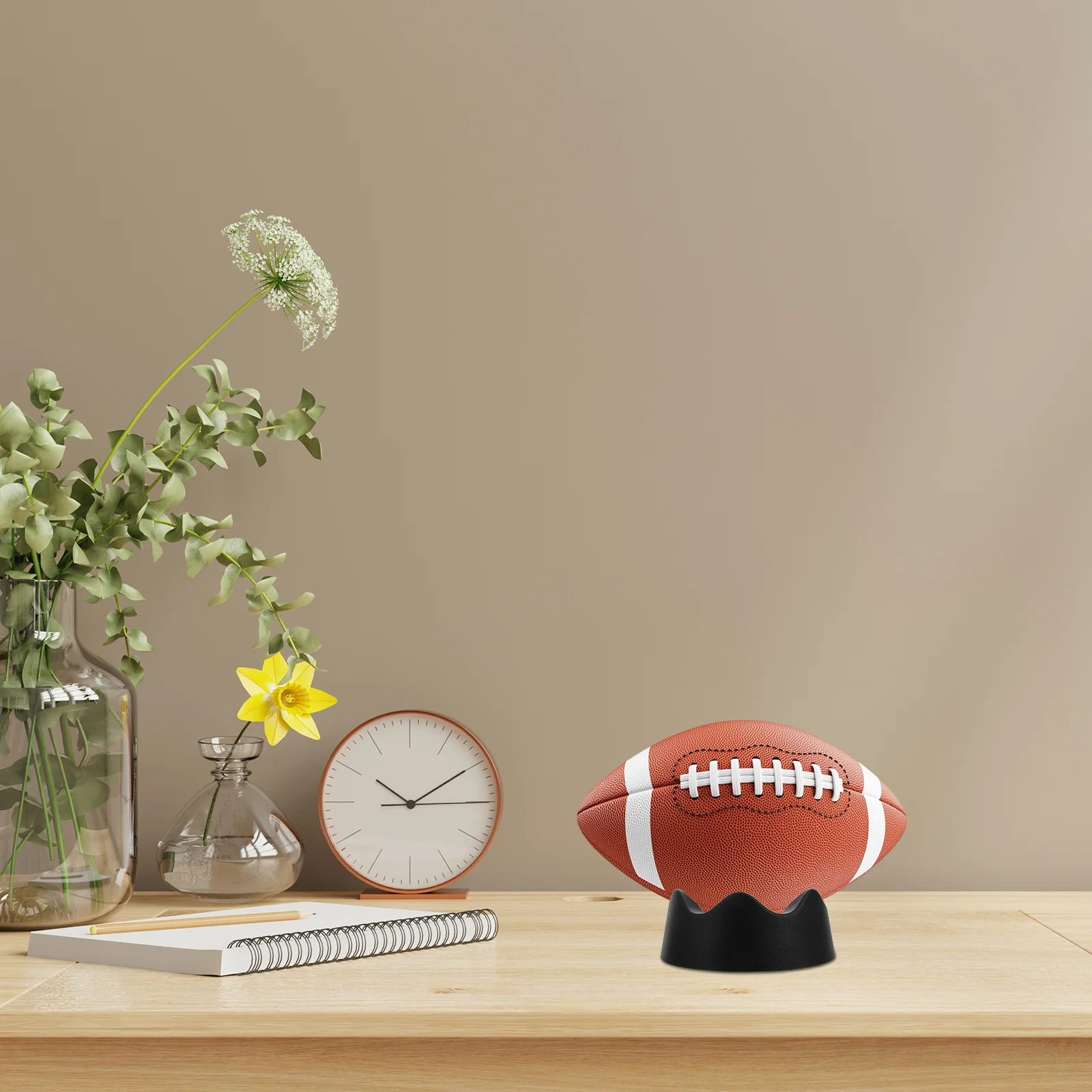 

Soccer Basketball Football Ball Stand Plastic Round Base Stable Support for Ball Display and Sports Collection