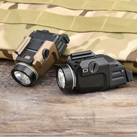 WADSN Tactical TR-7 X T L 7A Metal Hanging CNC Flashlight 800lLumens Strobe High Power LED Airsoft Hunting Light Fit 20mm Rail