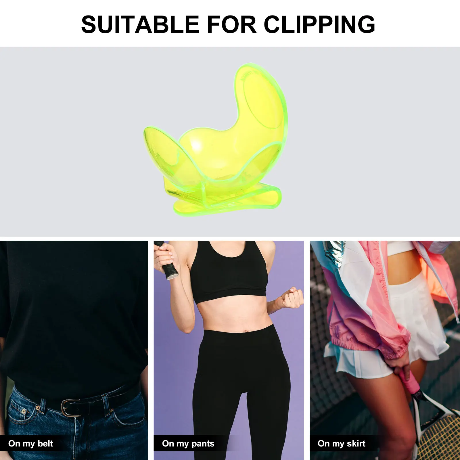 

Balls Clear ABS Waistband Tennis Balls Waist Clip Holder for Training Easy Storage Practical Accessories Tennis Equipment