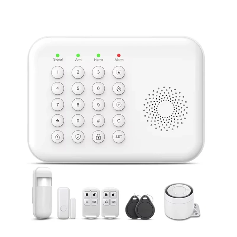 

Smart home security intruder alarm system