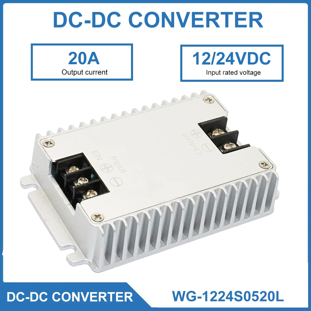 

DC-DC Power Module 12V 24V To 5V 20A Wide Voltage Input And Conversion Efficiency Up To 90-95% Special For LED Display Screens