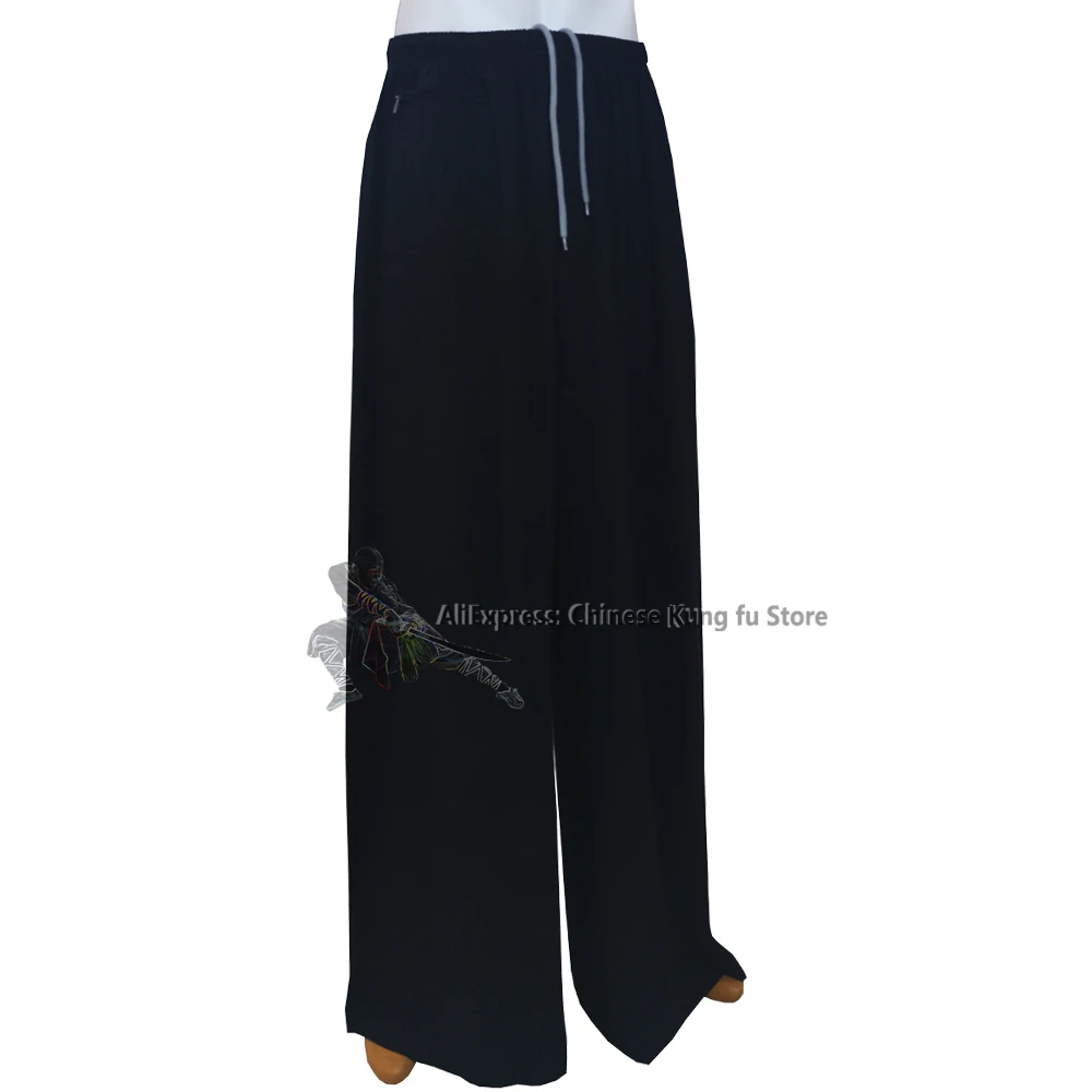 

10 Colors Thick Cotton Shaolin Monk Wide Kung fu Pants Wushu Martial arts Tai chi Wing Chun Trousers
