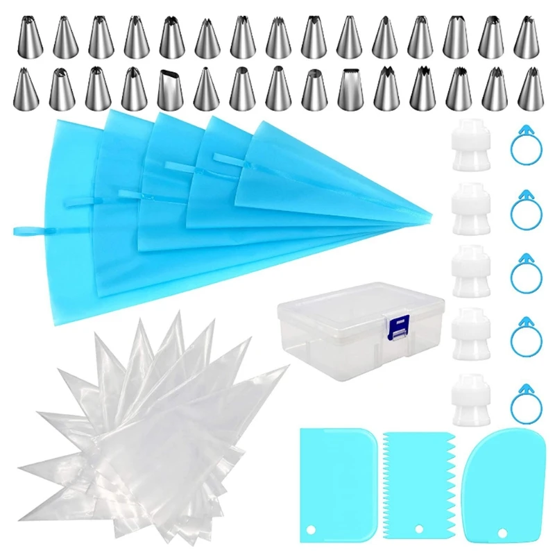 Набор для украшения торта 68 шт., кухонная утварь для украшения кекса, инструменты для выпечки, Прямая поставка