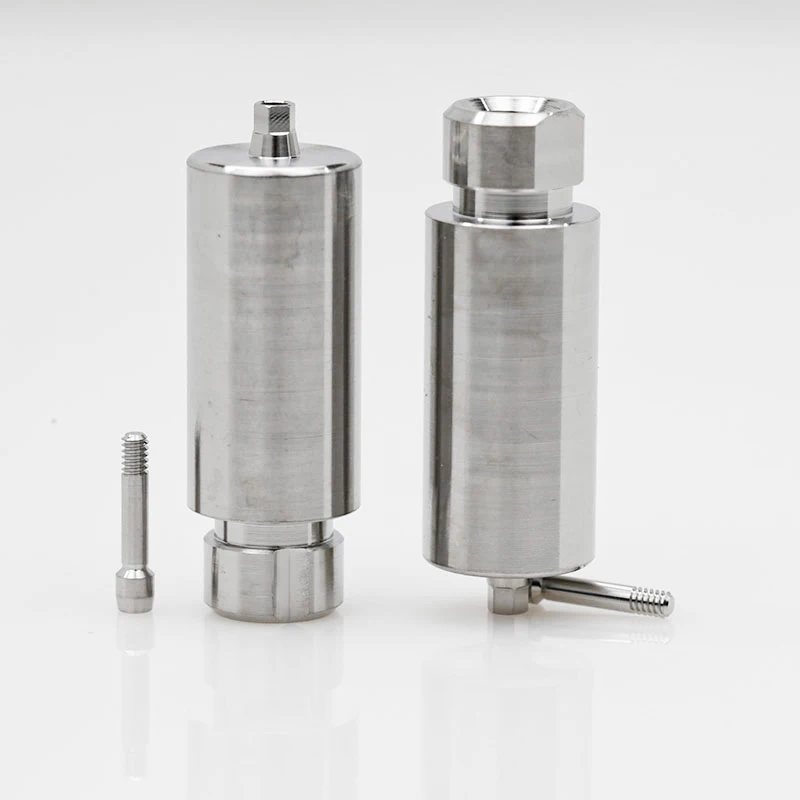 SmileRevive Dental Implant Pre-Milled Abutment for OST Titanium Columns Titanium Rods Central Screws