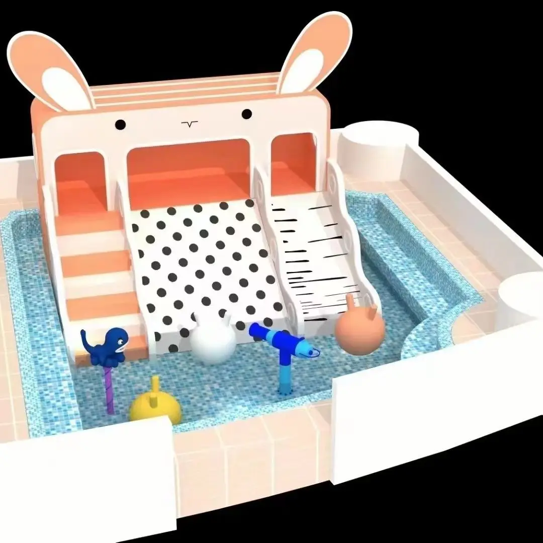 ty-Naughty Indoor Playground Equipment Early Education Slide Toys for Kindergarten Children's Park Entertainment Facilities*