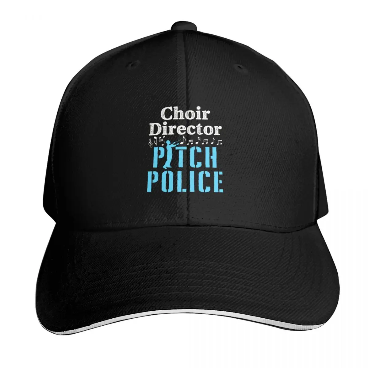 Choir Director Pitch Police Baseball Cap funny hat black dad hat Fishing cap Women Men's