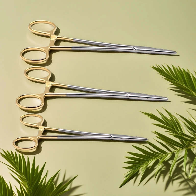 

Стоматологический ортодонтический хирургический инструмент: прецизионные золотые иглодержатели, щипцы, пинцеты-«комары»