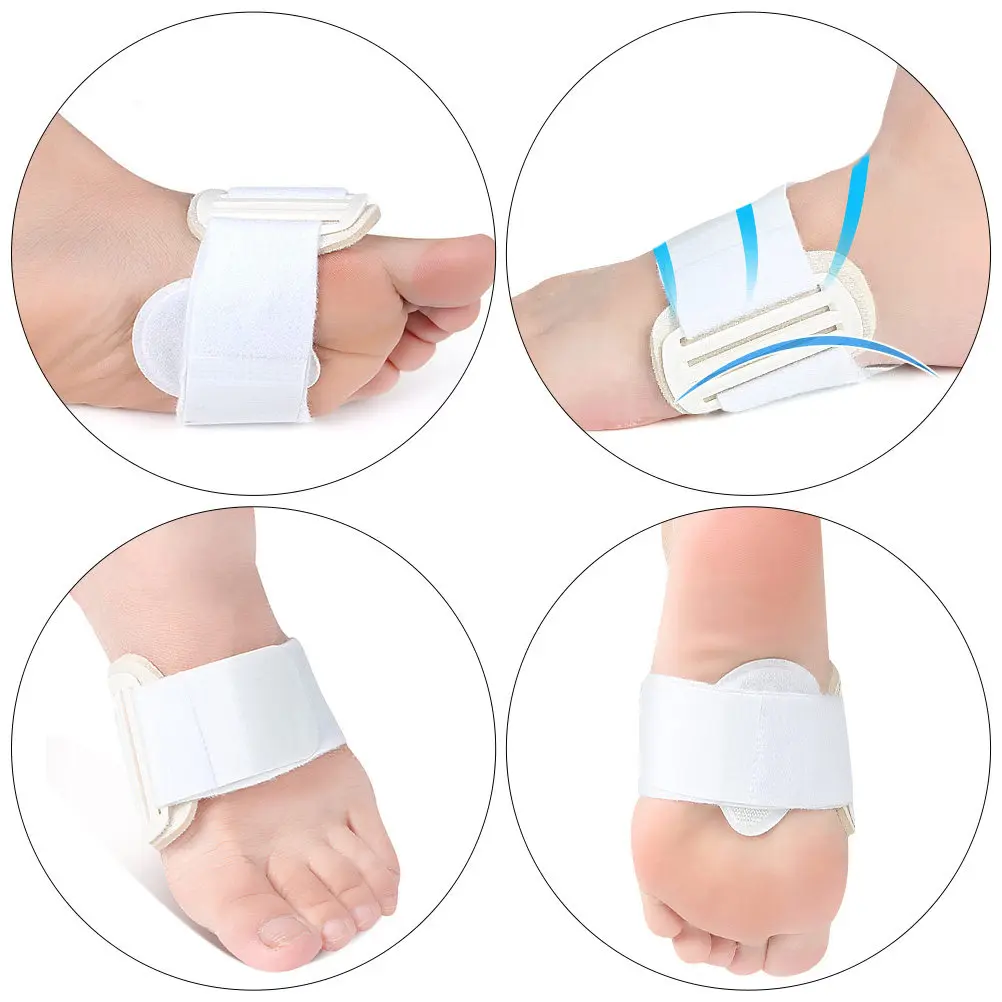 

Комплект из 2 подушечек для поддержки свода стопы при вальгусной деформации, белые, подходят для плоскостопия, высоких сводов стопы, снятия усталости, уход за ногами