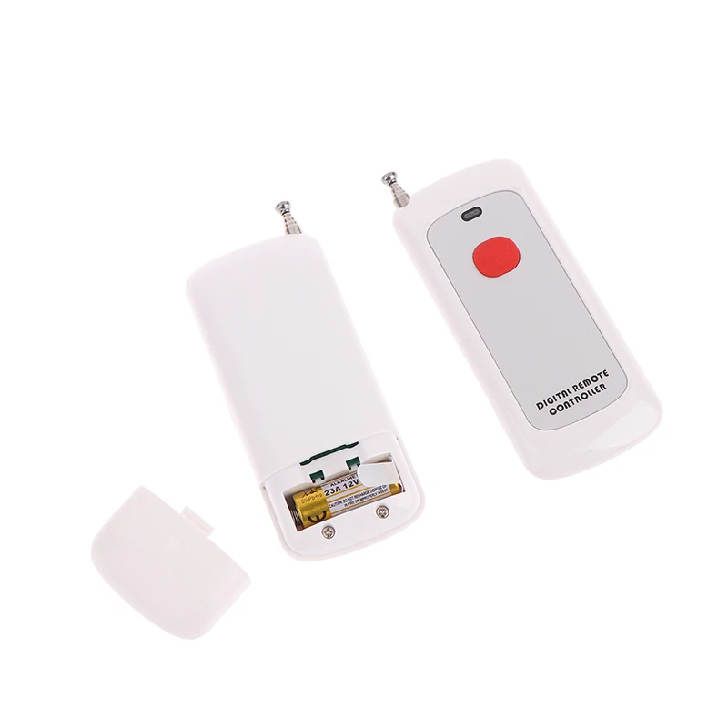 EV1527 433MHZ High-power Remote Controller 1000m 1/2 Button Learn Code Garage Gate Door Opener Remote Control Switch 12V
