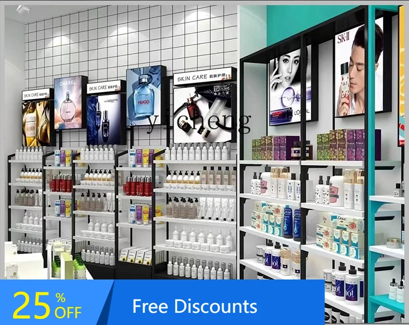 

AA Shelf Display Cabinet Mask Skin Care Back Counter Light Shop
