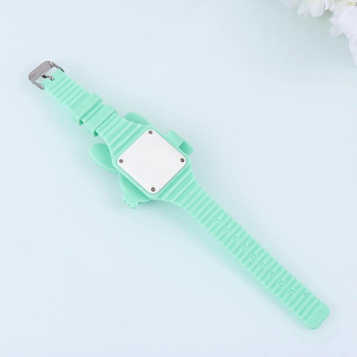 ساعة كرتونية من السيليكون على شكل أرنب هدية عيد ميلاد خضراء ساعة يد للحفلات المفضلة لساعة الرسوم المتحركة #4