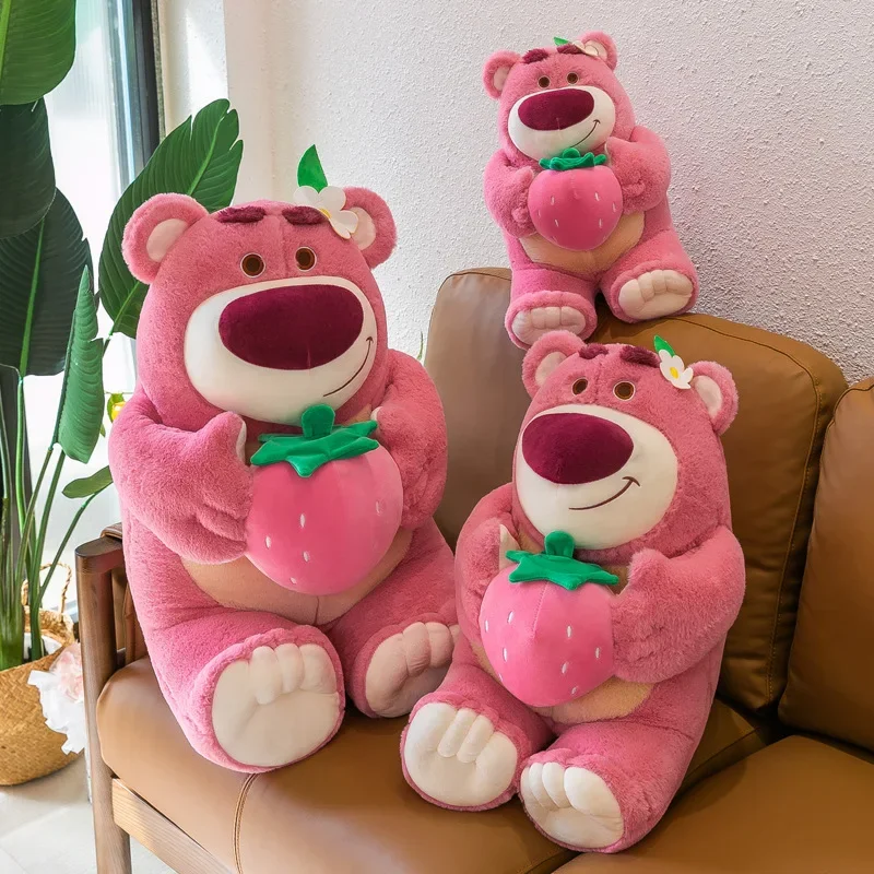 

45cm Big Size Disney Lotso Cartoon Anime Plush Stuffed Doll Room Plushies Pillow Kawaii Ornaments Children's Holiday Gifts